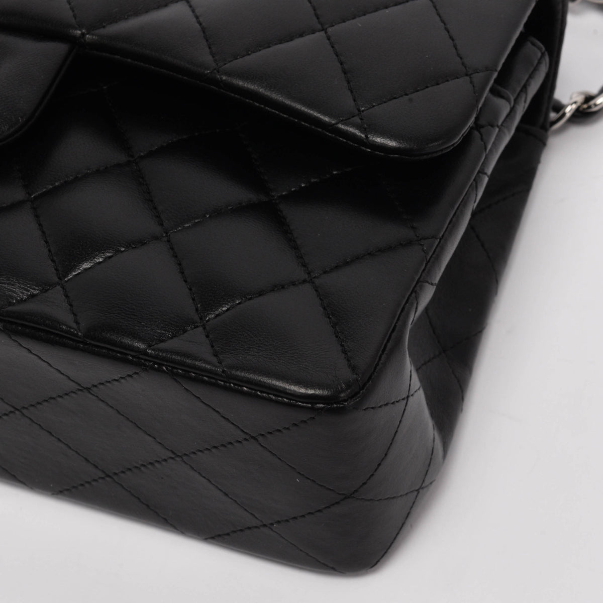 Chanel Black Quilted Lambskin Small Classic Flap Bag