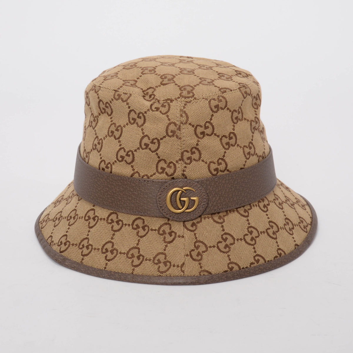 Gucci Beige GG Canvas Bucket Hat