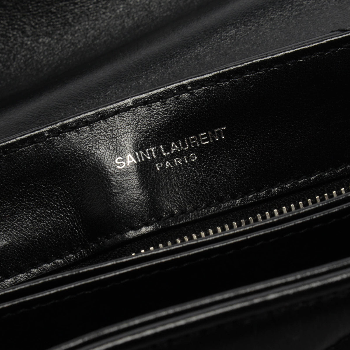Saint Laurent Black Quilted Calfskin Toy Loulou Mini Bag