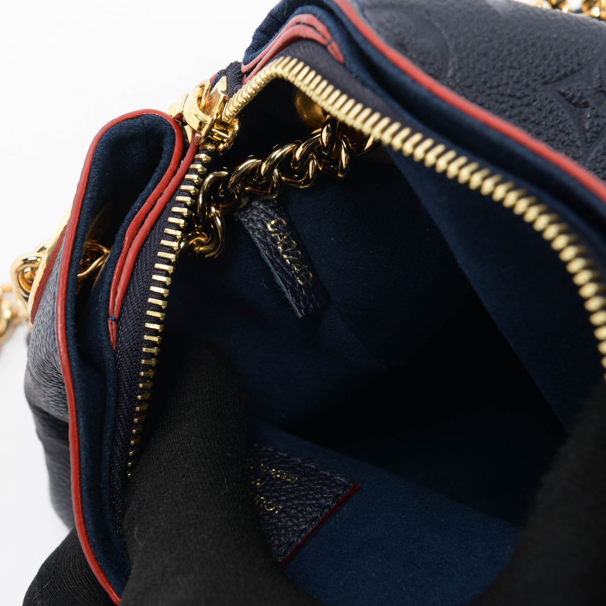 Louis Vuitton Navy Monogram Empreinte Surene BB Bag