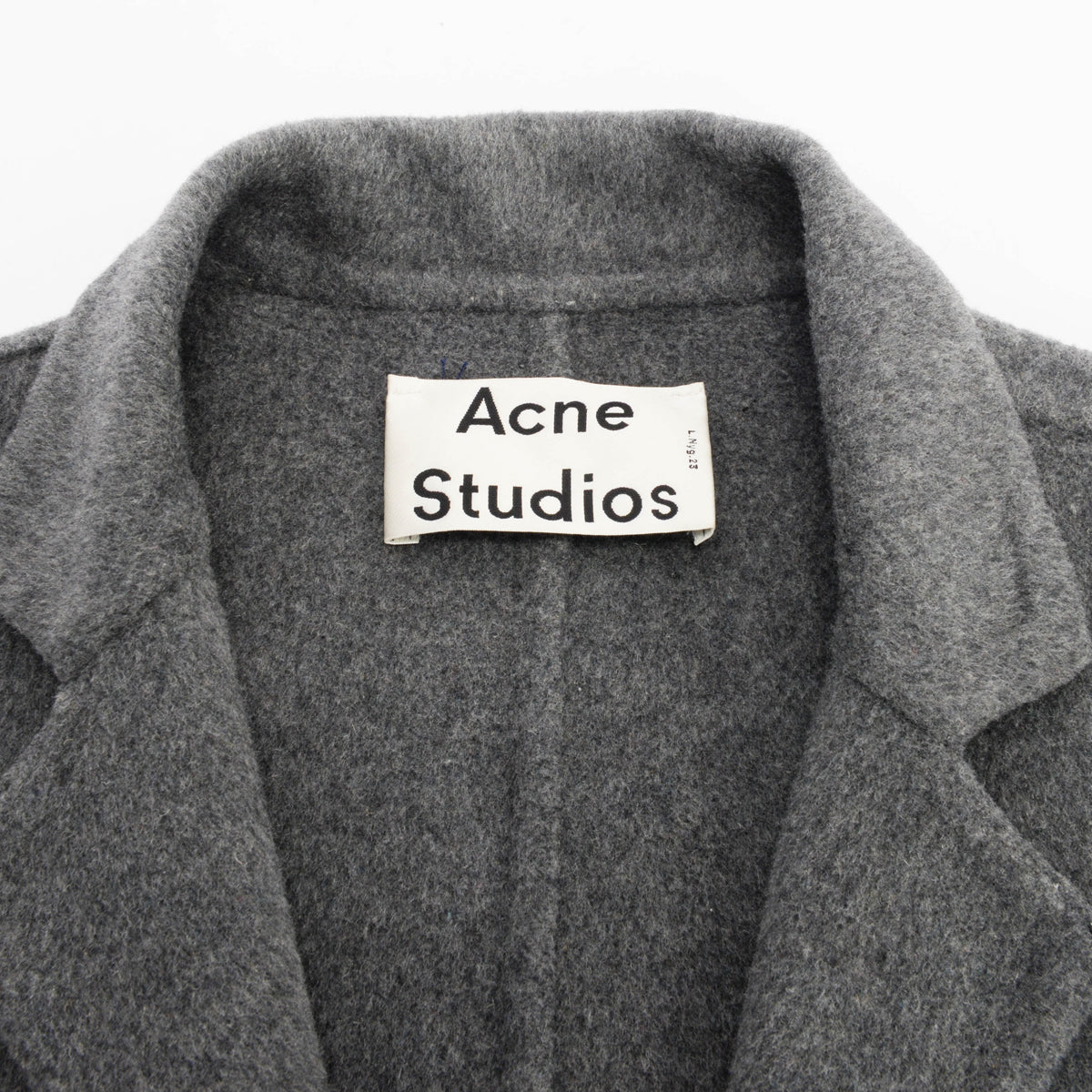 Acne Studios Grey Wool Coat EU 34