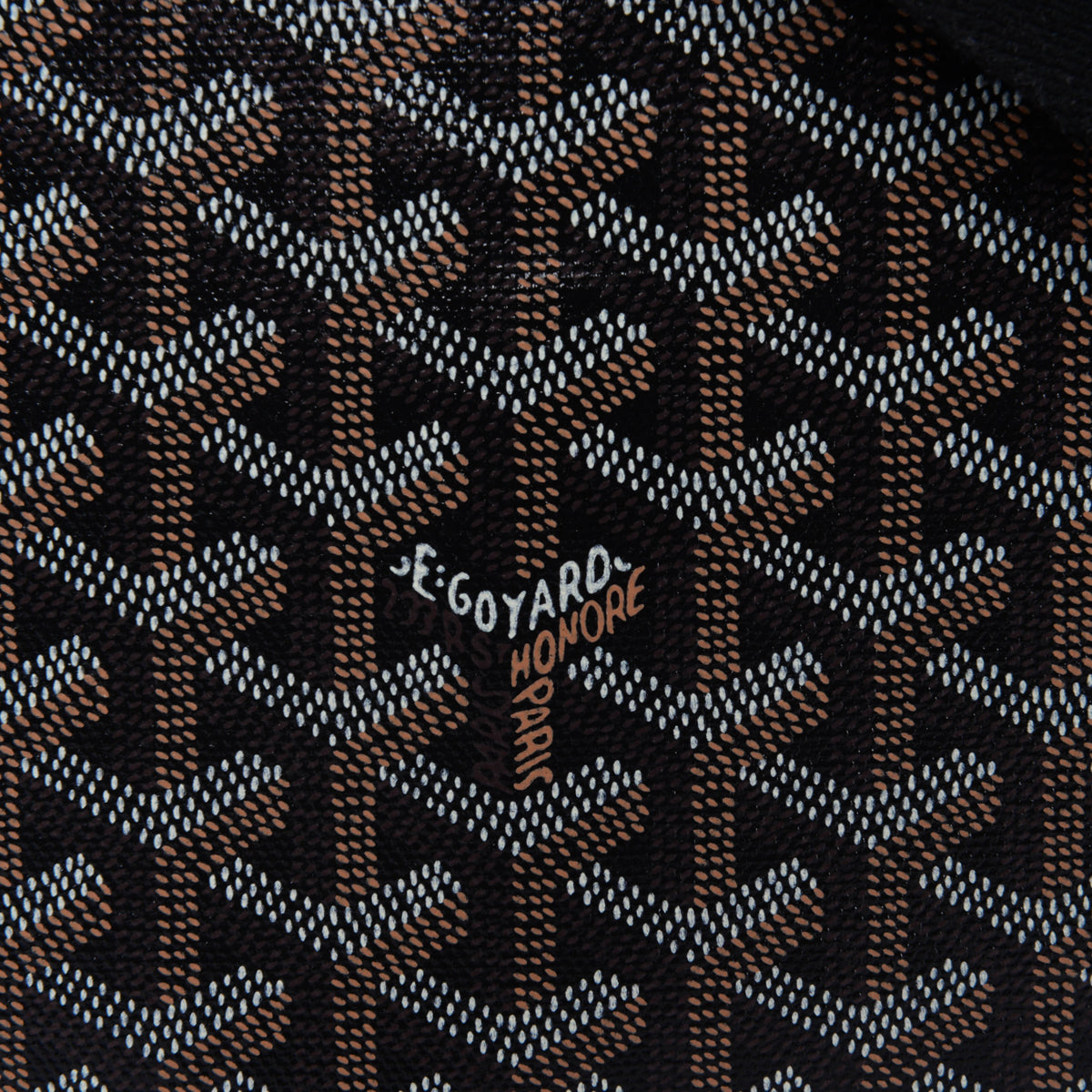 Goyard Black Goyardine Capetien MM Messenger Bag