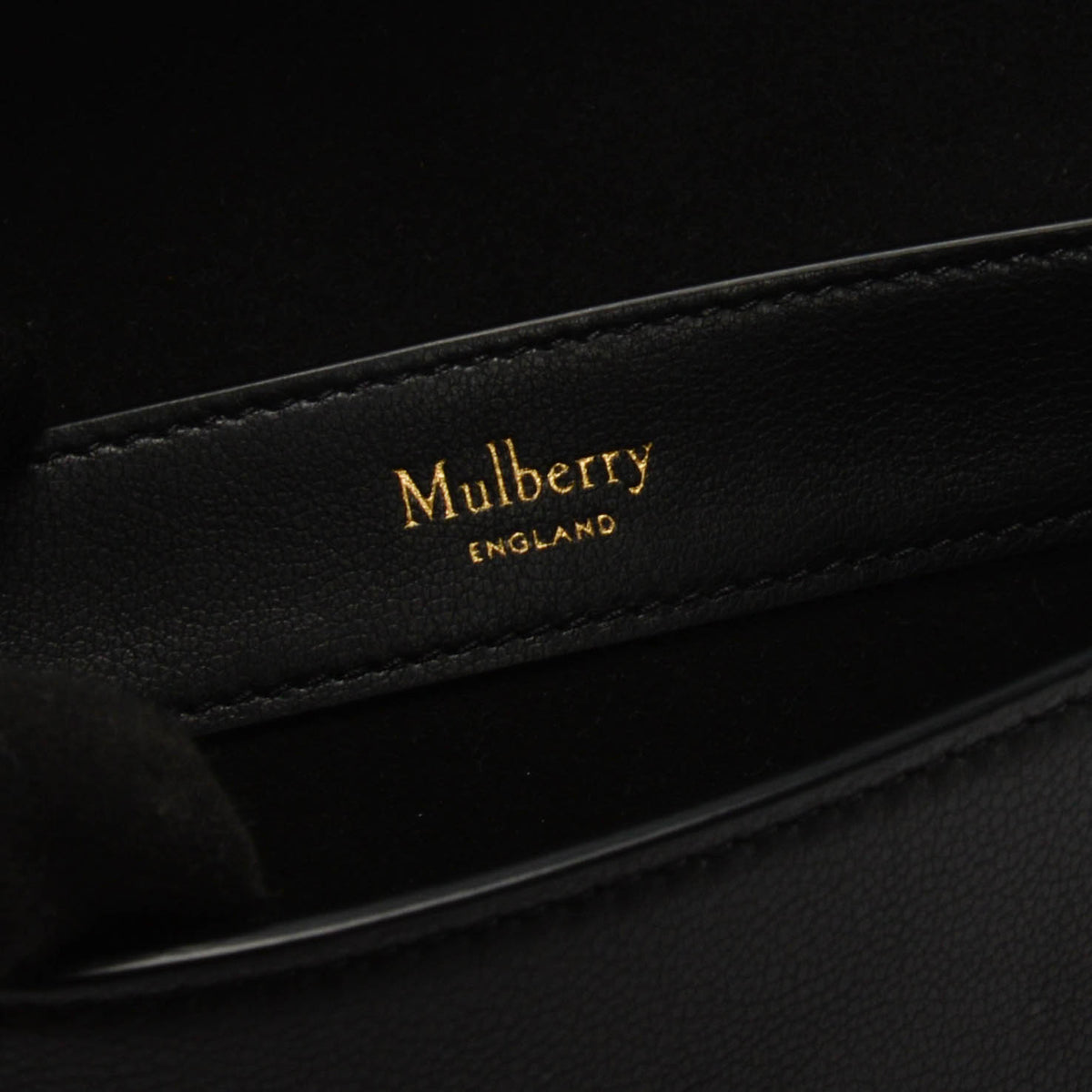 Mulberry Black Calfskin Small Darley Top Handle Bag