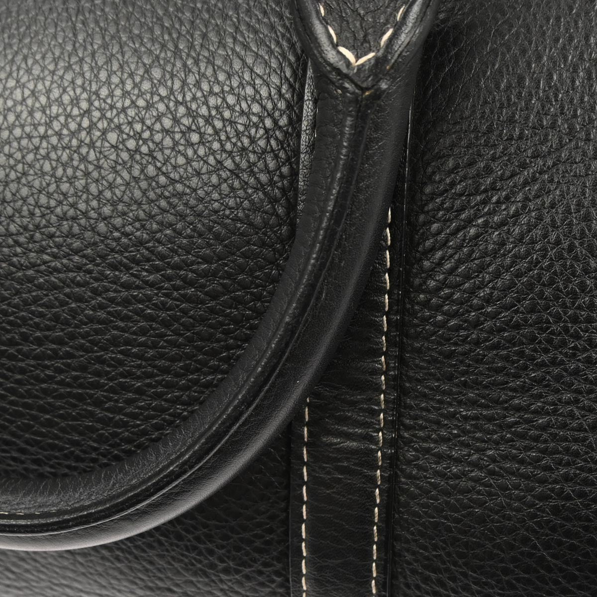 Dior Medium Black Grained Leather Boston Bag