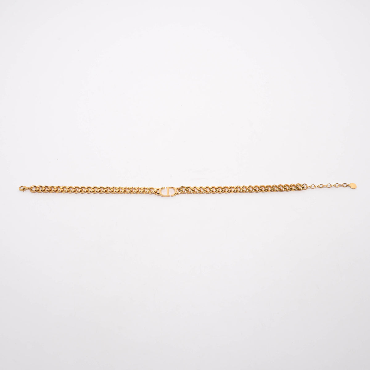 Dior Gold Metal 30 Montaigne Choker Necklace