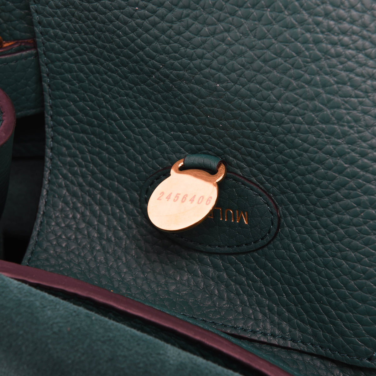 Mulberry Emerald Green Heavy Grain Classic Bayswater Tote