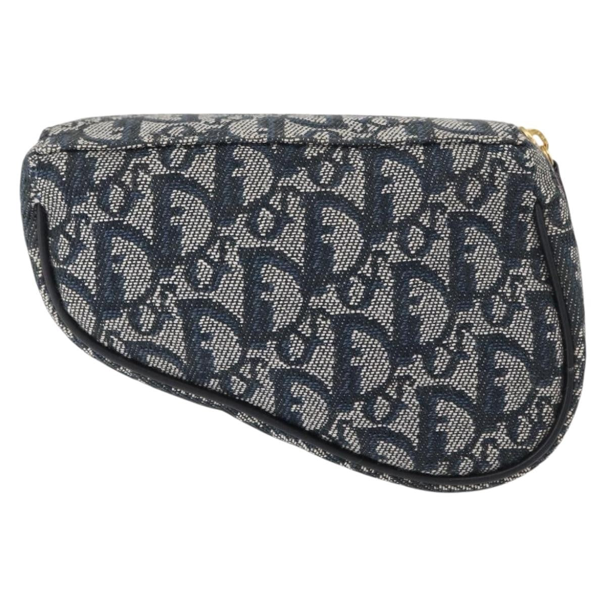 Dior Blue Diorissimo Saddle Cosmetic Pouch
