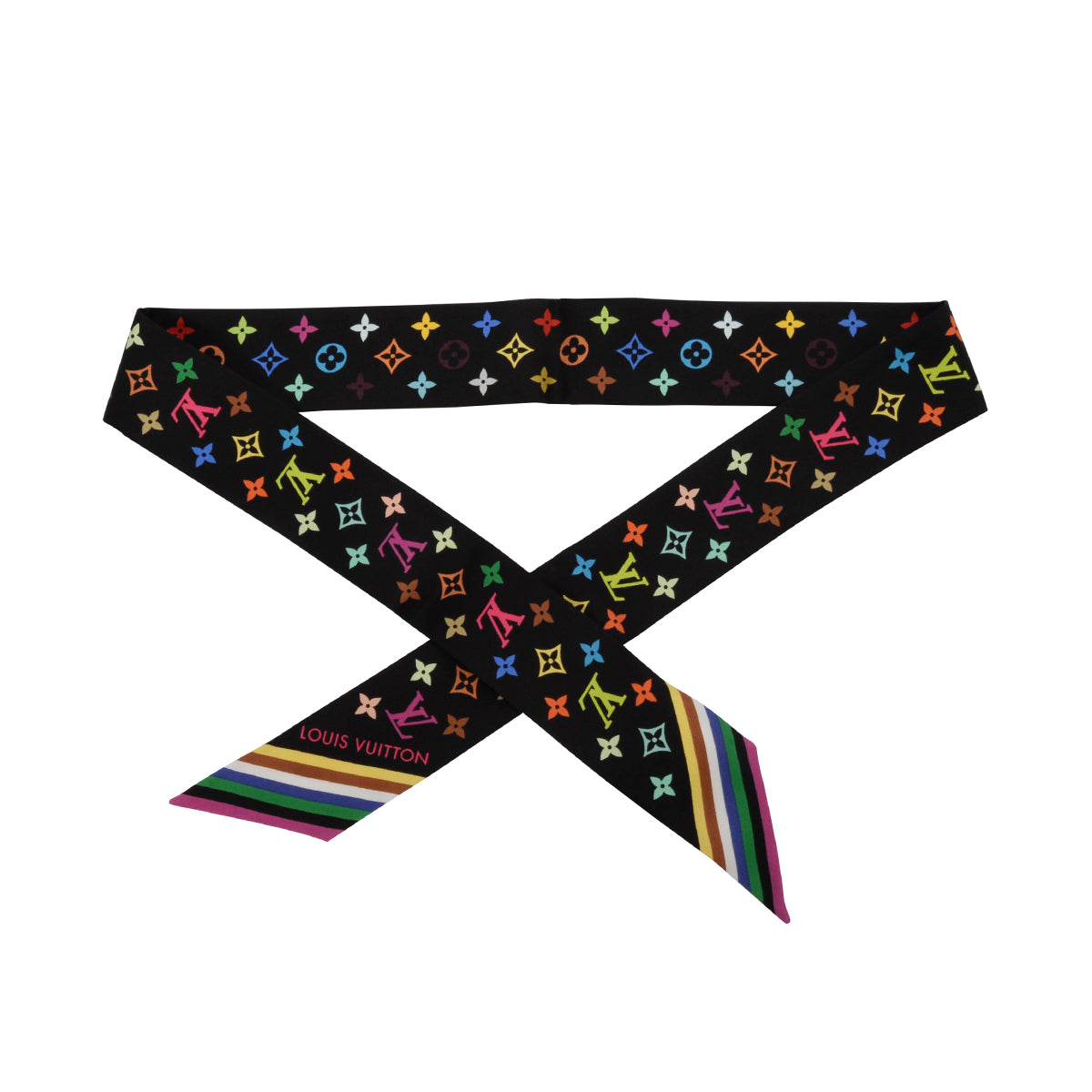 Louis Vuitton Black Monogram Multicolour BB Bandeau