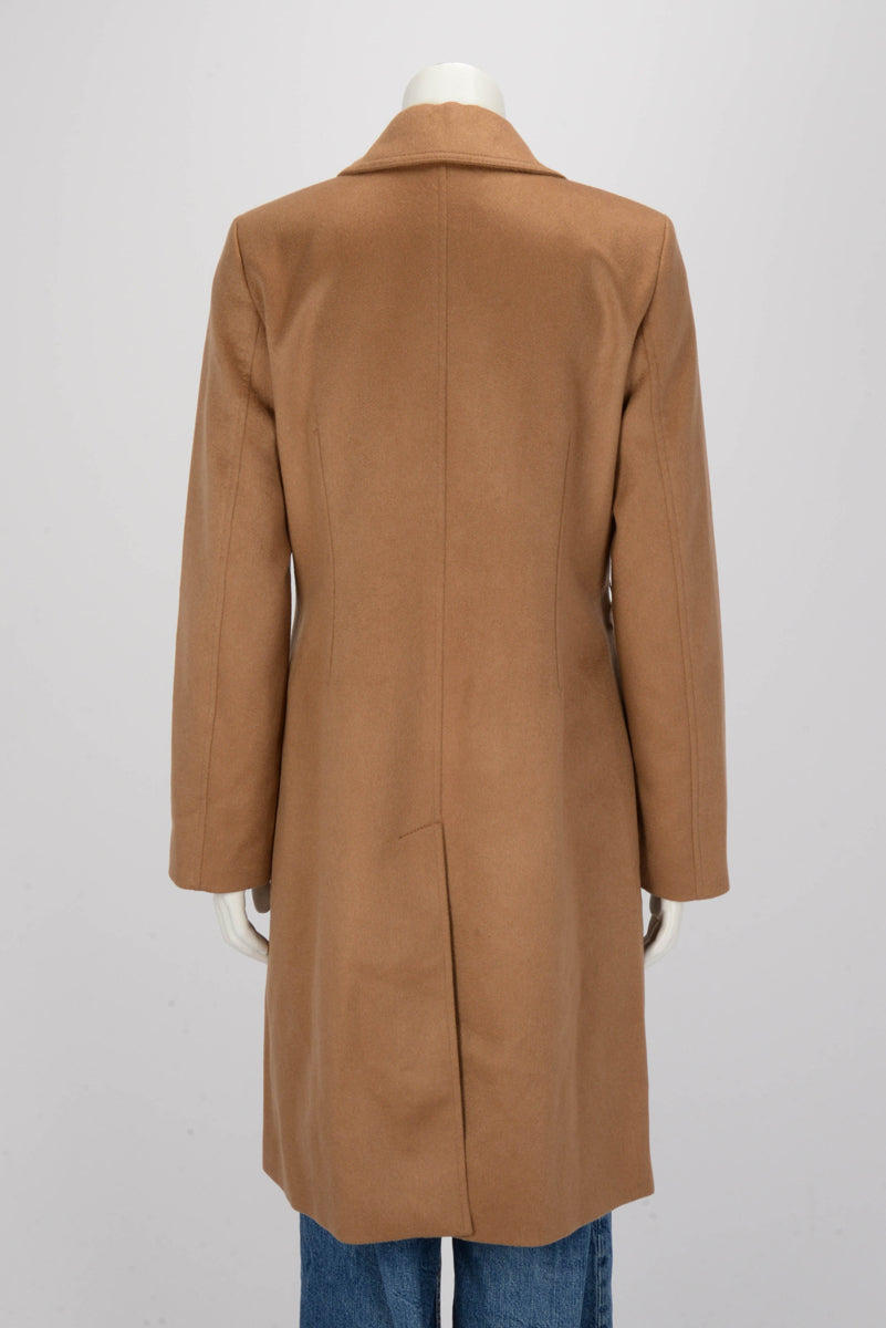 Burberry Bronze Cashmere Sydemore Coat UK 10