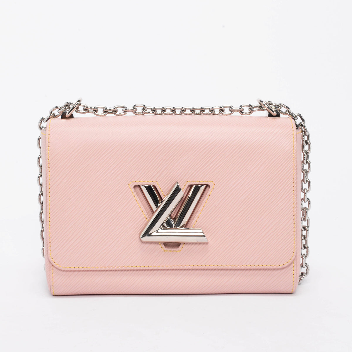 Louis Vuitton Rose Ballerine Epi Leather Twist MM Bag