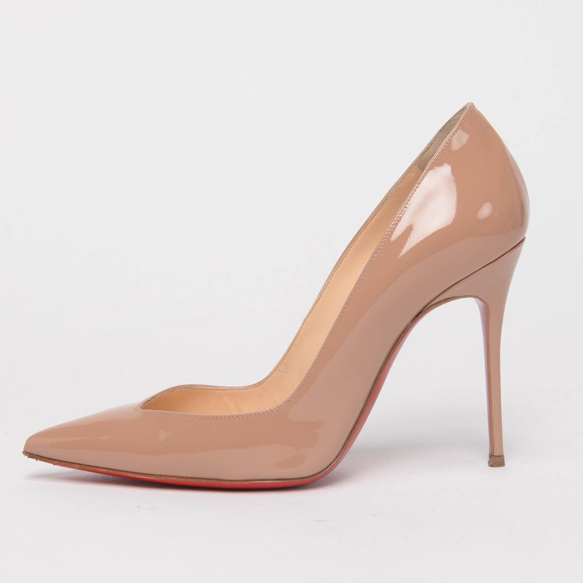 Christian Louboutin Nude Patent Completa Pumps 36