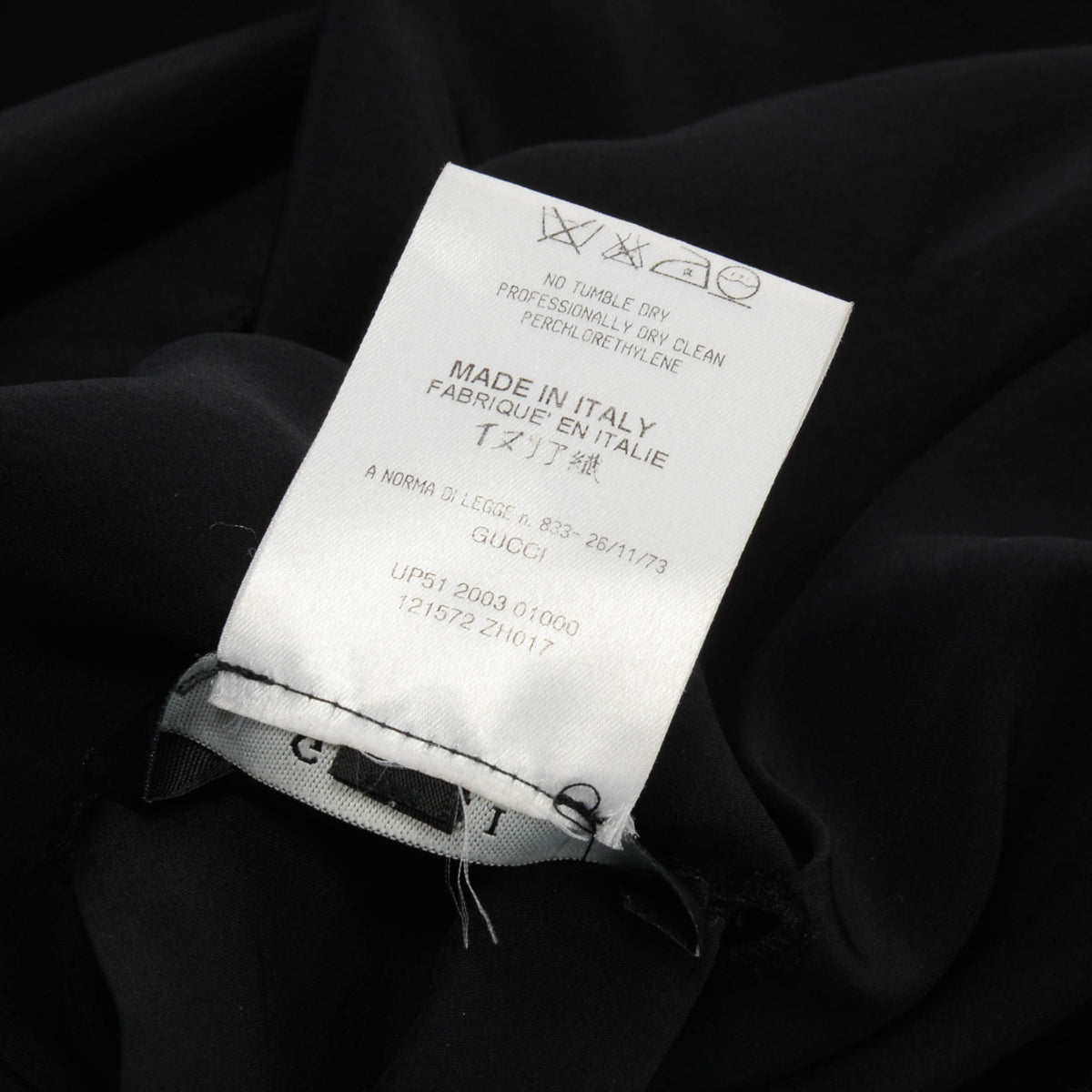 Gucci Black Silk Halter Neck Tassel Top IT 38