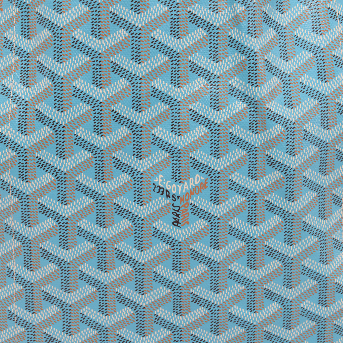 Goyard Turquoise Goyardine Reversible Belharra Tote