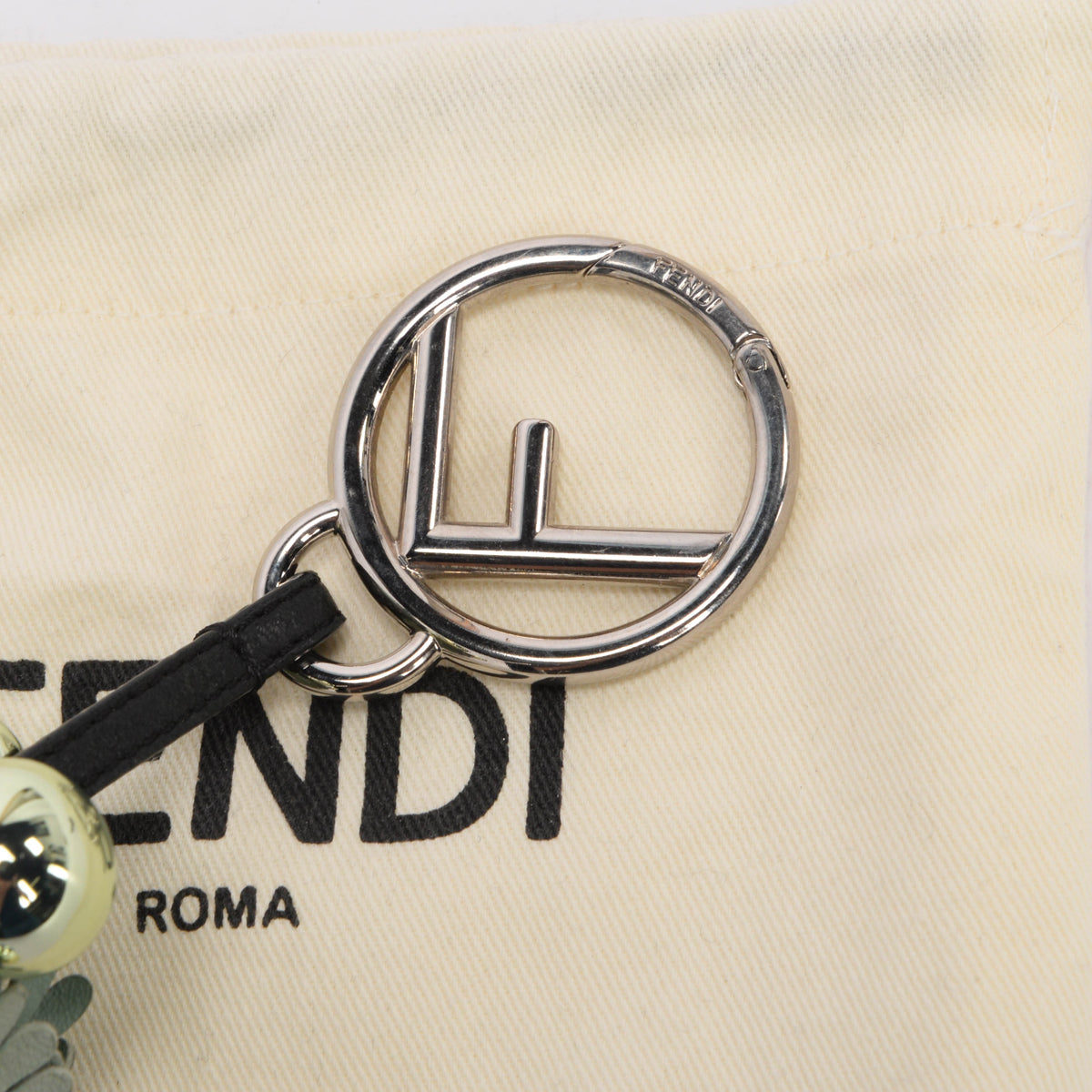 Fendi Tobacco Zucca Space Monkey Bag Charm