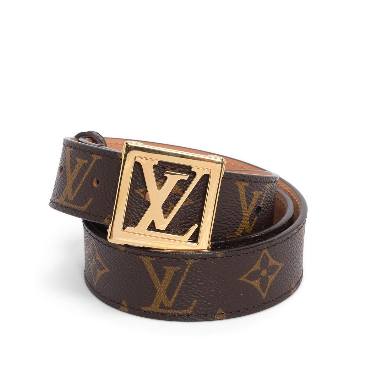 Louis Vuitton Monogram Canvas LV Frame Belt