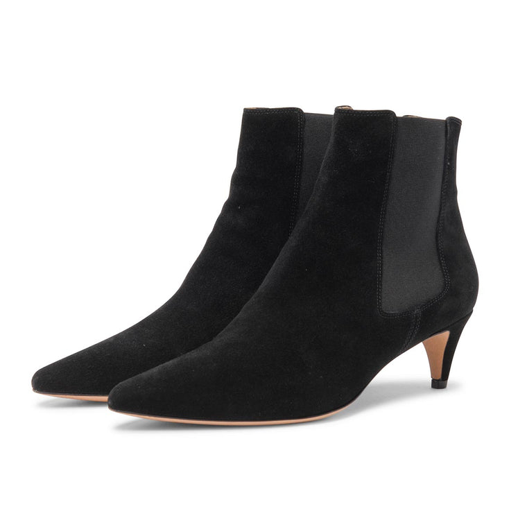 Isabel Marant Black Suede Detty Boots 41