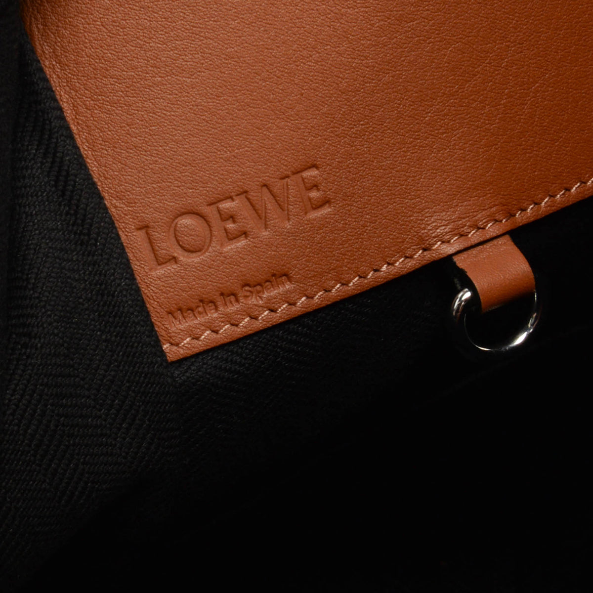 Loewe Caramel Calfskin Small Hammock Bag