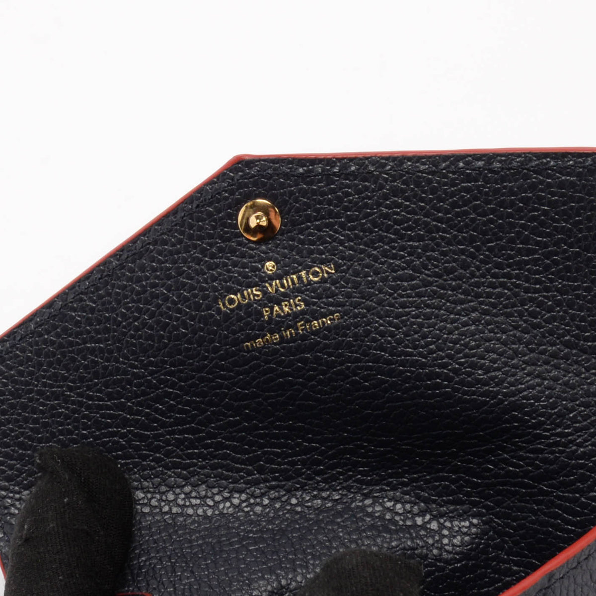 Louis Vuitton Marine Rouge Monogram Empreinte Pochette Clefs Key Case