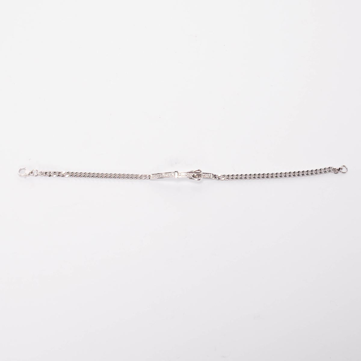 Hermes White Gold & Diamond Etriviere Bracelet