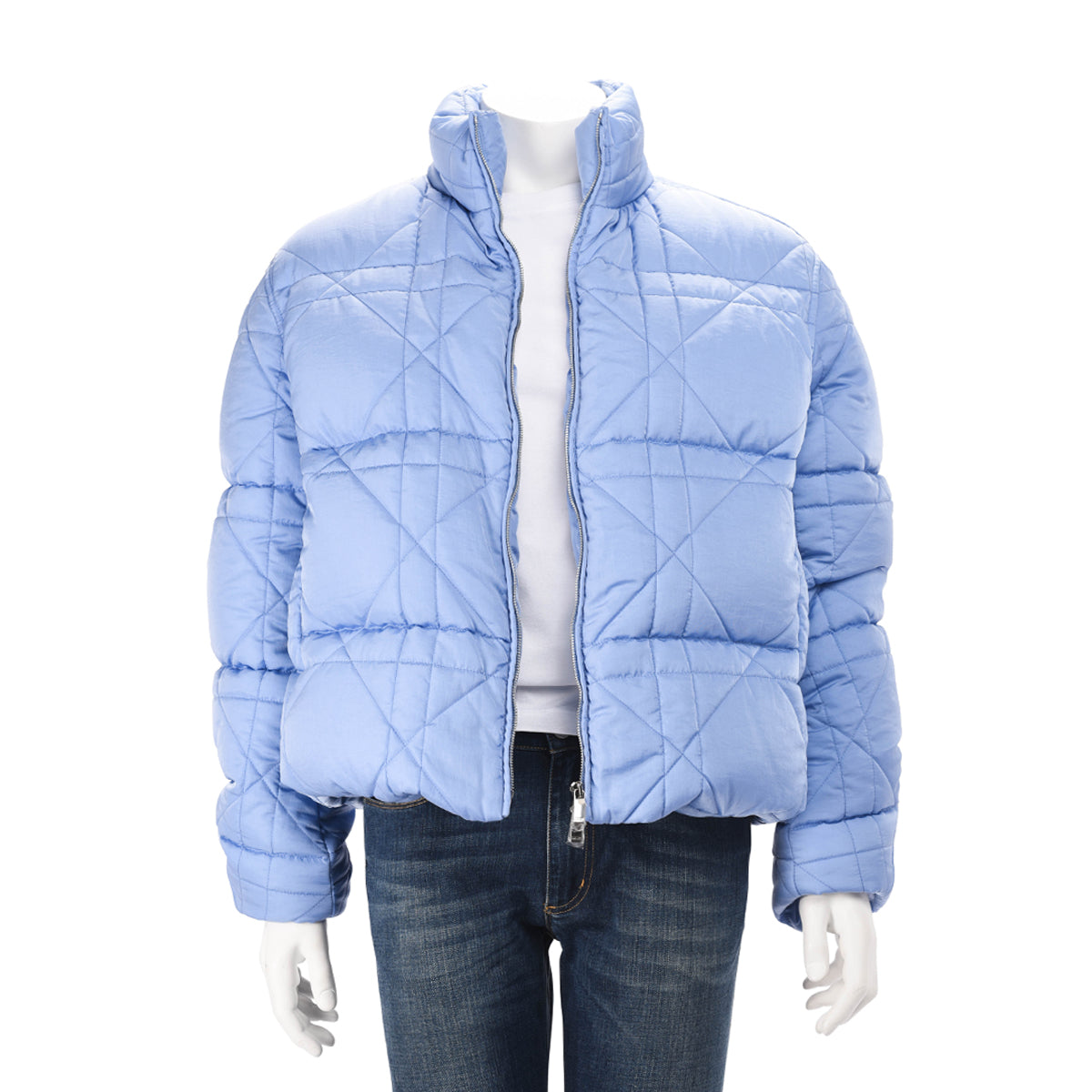 Dior x ERL Blue Nylon Cannage Mens Jacket FR 48