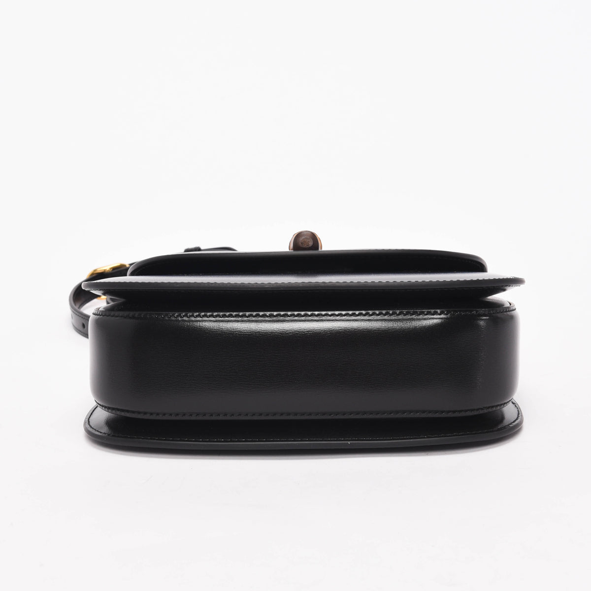 Gucci Black Calfskin Bamboo 1947 Small Bag