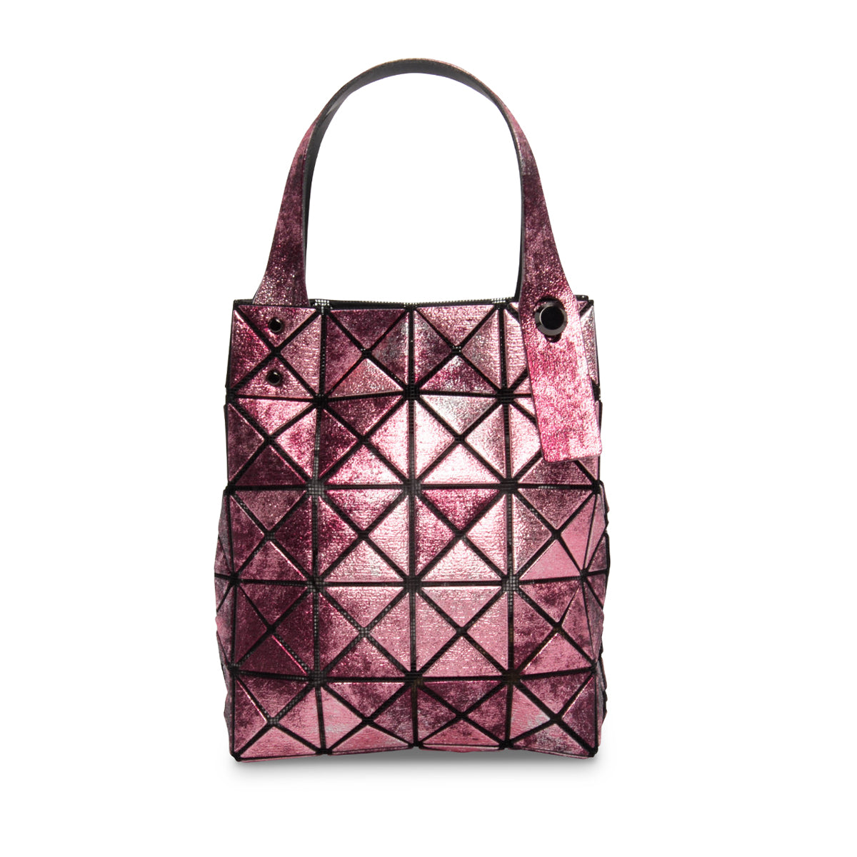 Issey Miyake Pink Platinum Nebula Bao Bao Mini Tote