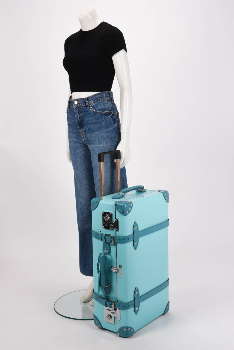 Tiffany & Co x Globe Trotter Tiffany Blue Rolling Luggage