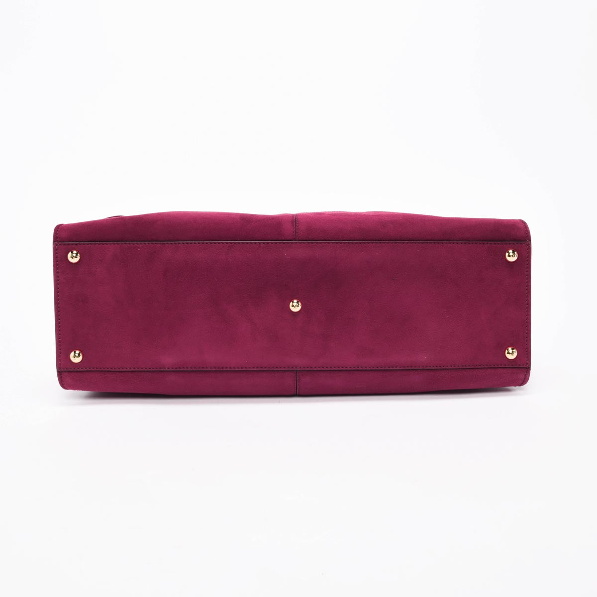 Fendi Cyclamen Suede Peekaboo X-Lite Large Tote