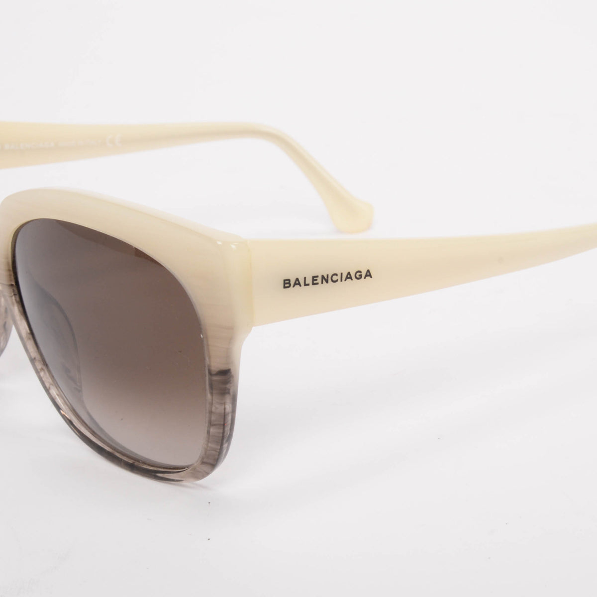 Balenciaga Ombre Round Sunglasses