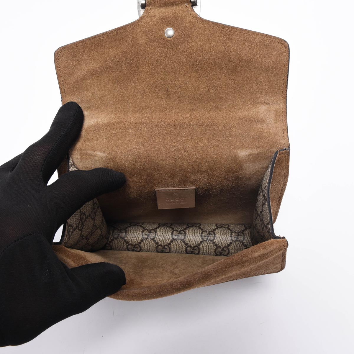 Gucci Beige GG Supreme Mini Dionysus Bag