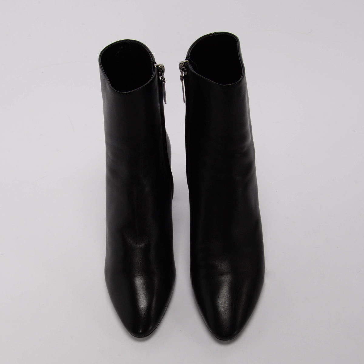 Saint Laurent Black Lambskin Lou 70 Ankle Boots 39