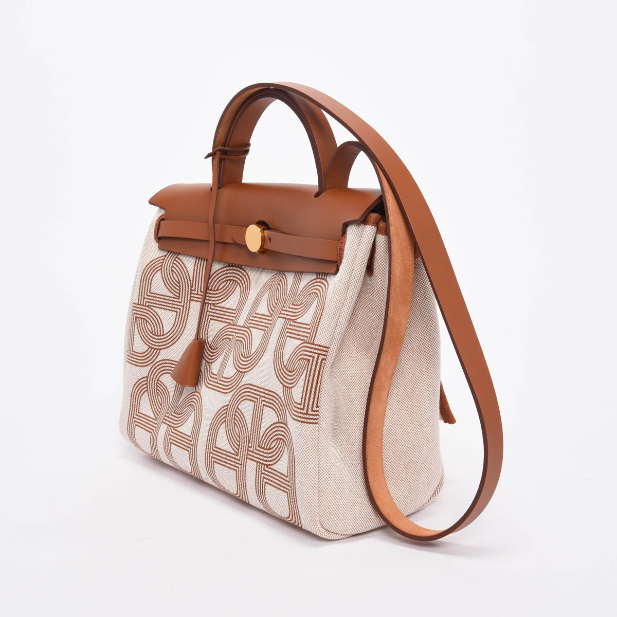 Hermes Ecru H Plume & Hunter CC Circuit 24 Herbag Zip 31