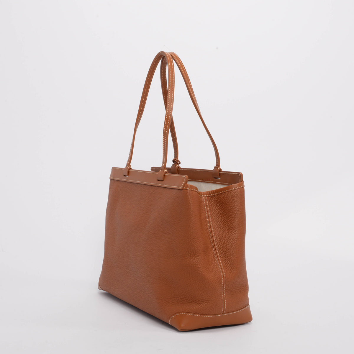 Goyard Tan Decize Taurillon Bellechasse Biaude PM Tote