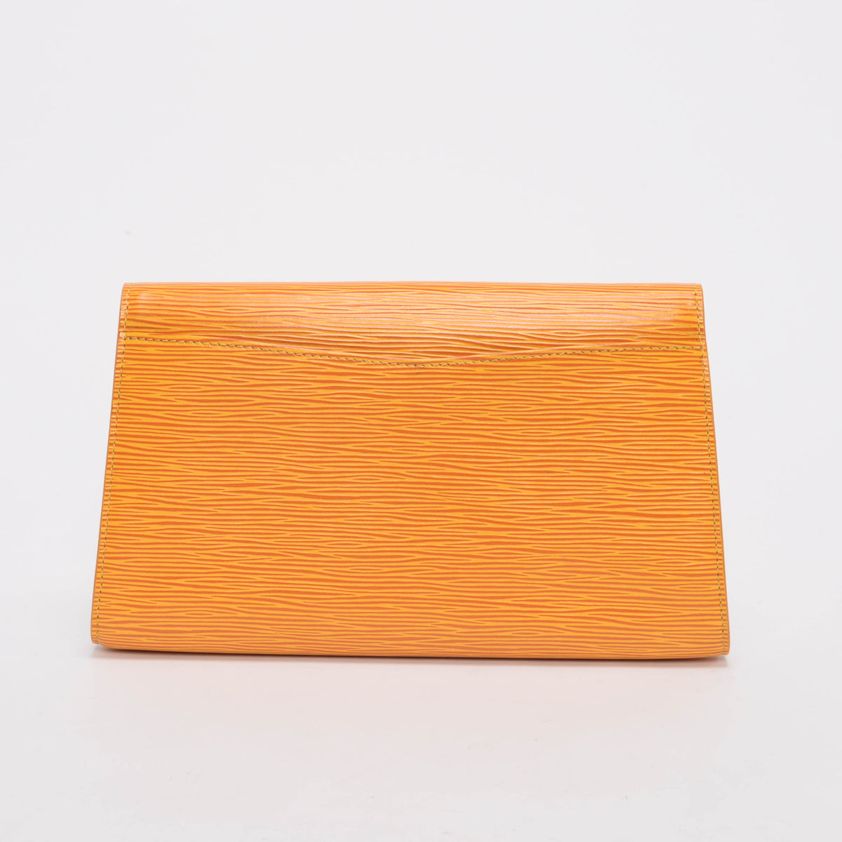 Louis Vuitton Yellow Epi Leather Art Deco Clutch