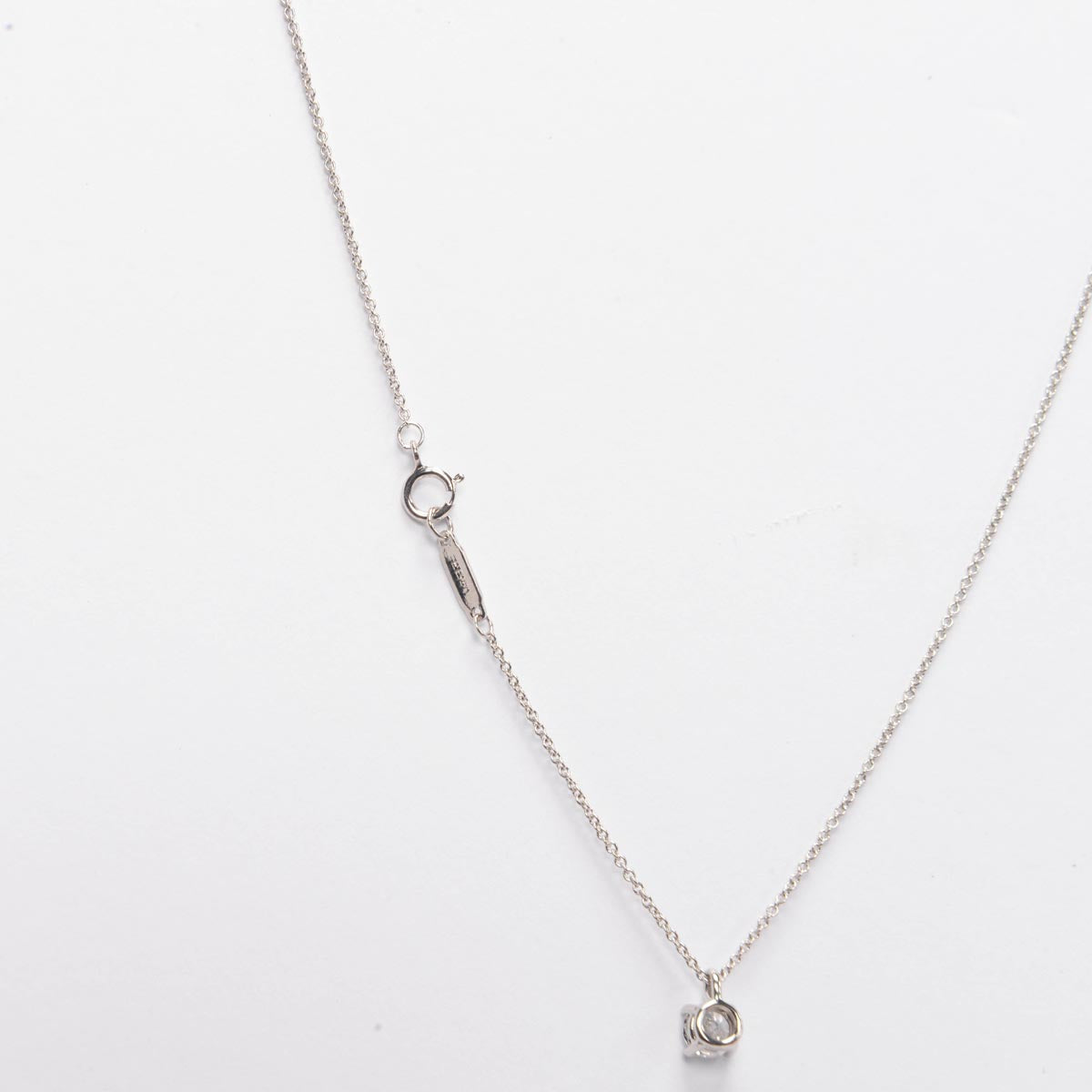 Tiffany & Co Platinum & Diamond Pendant Necklace