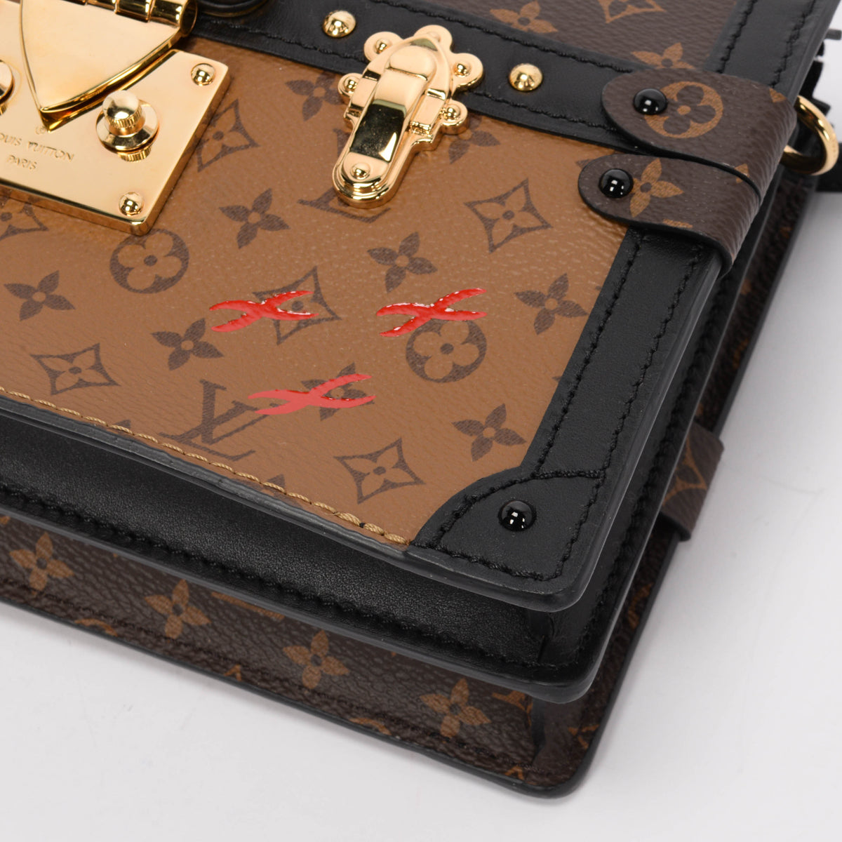 Louis Vuitton Reverse Monogram Trunk Clutch