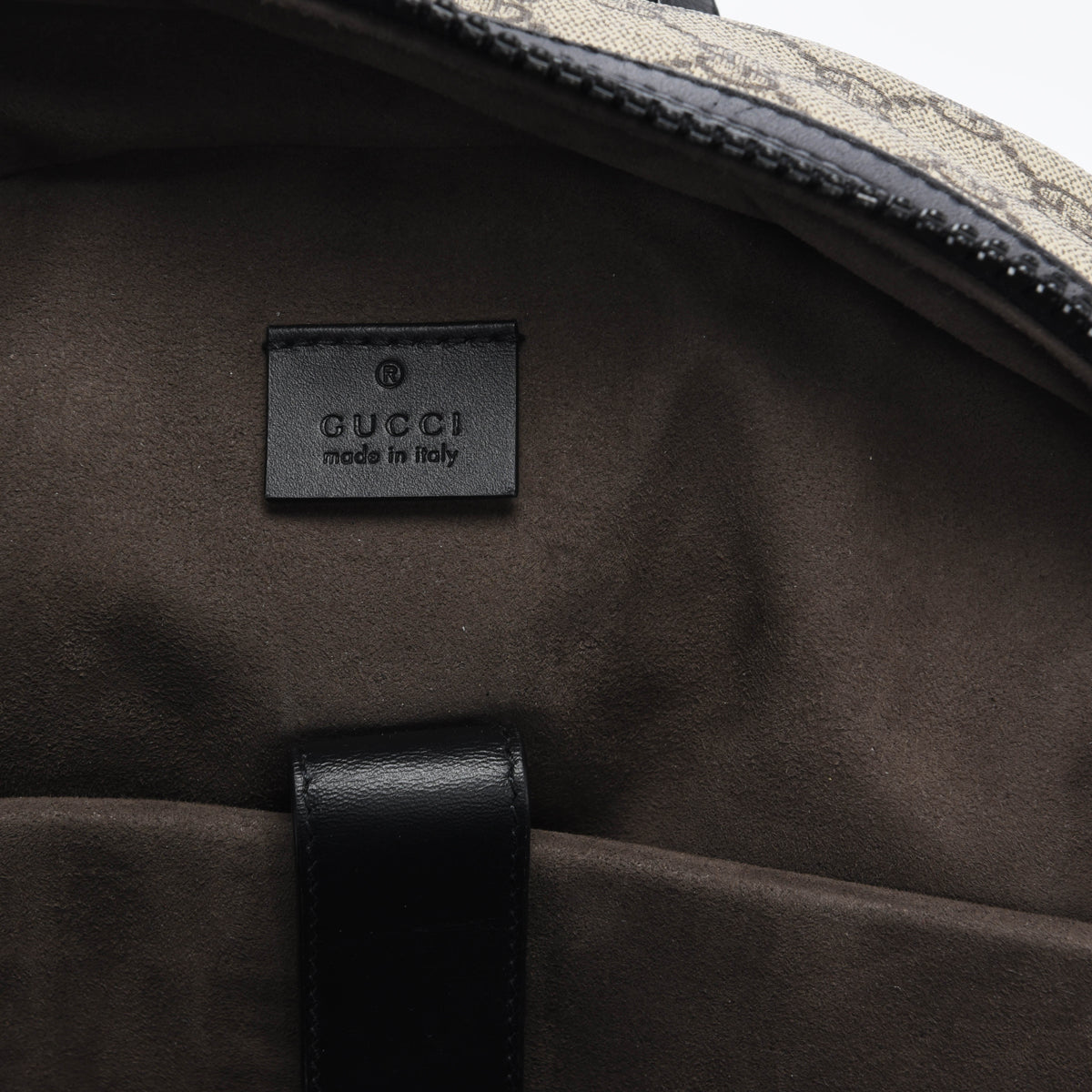 Gucci Black GG Supreme Eden Backpack