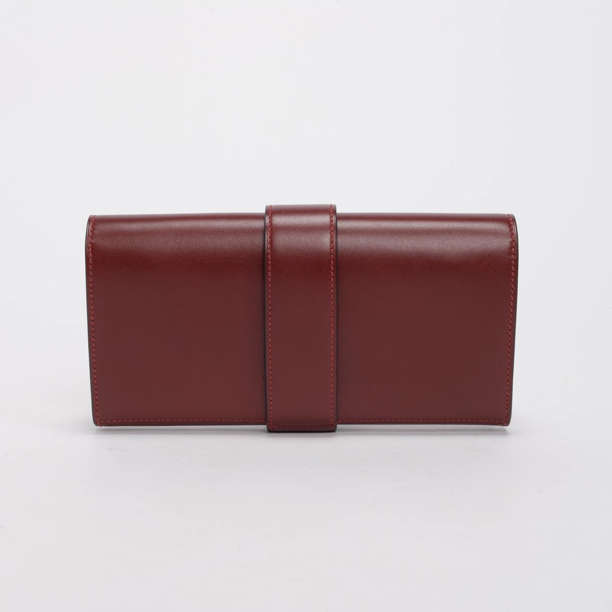 Hermes Rouge H Tadelakt Medor 23 Clutch