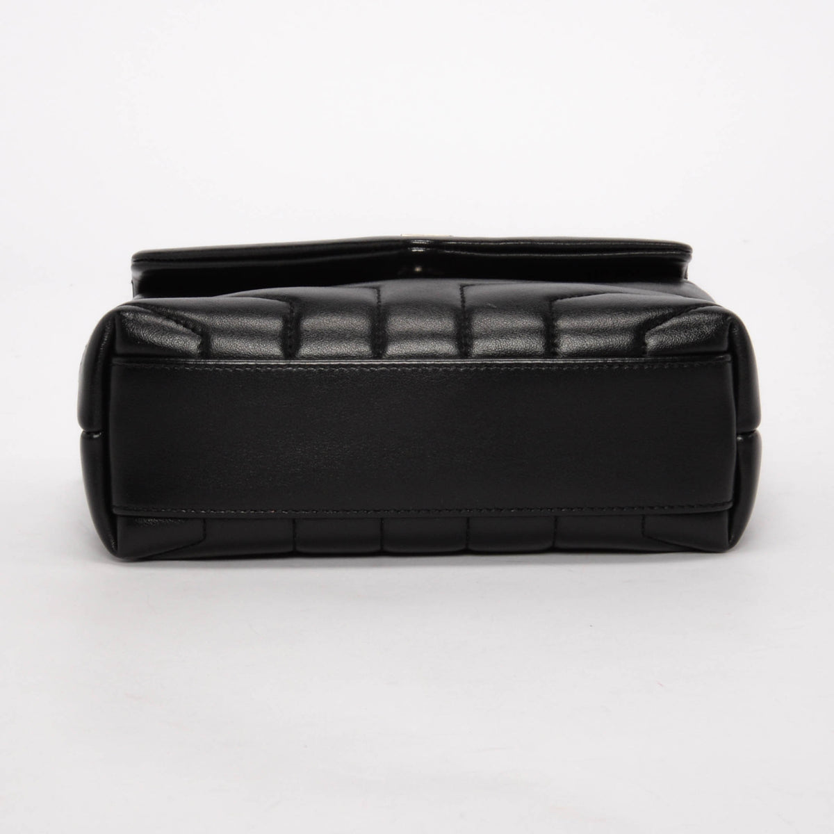 Saint Laurent Black Quilted Calfskin Toy Loulou Mini Bag