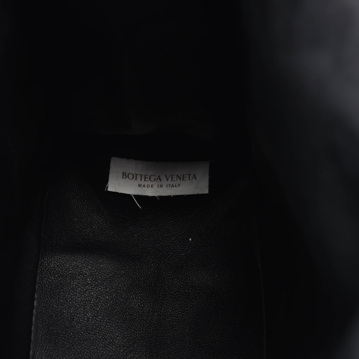 Bottega Veneta Black Intrecciato Small BV Fold Bag