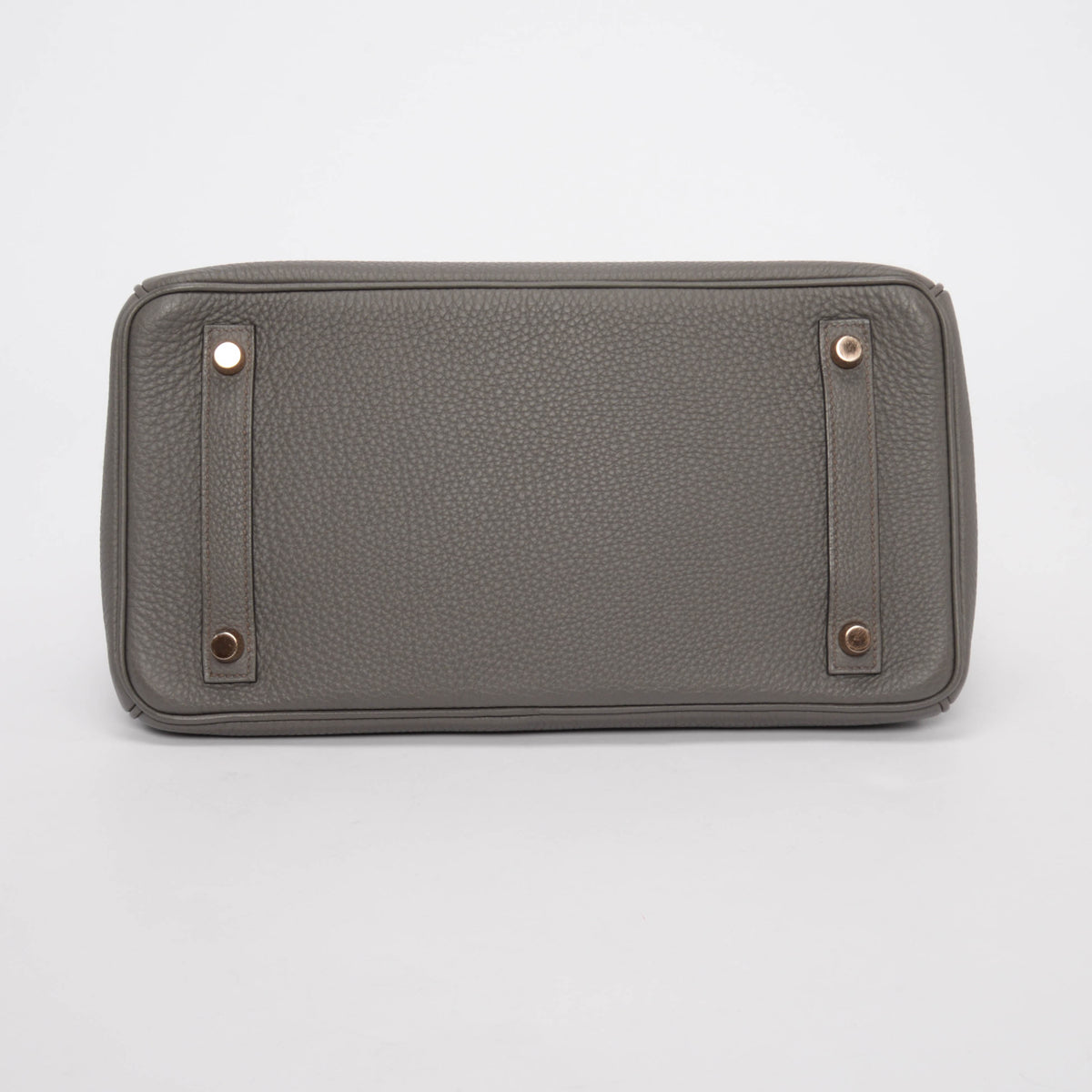 Hermes Gris Etain Togo Birkin 30 RGHW