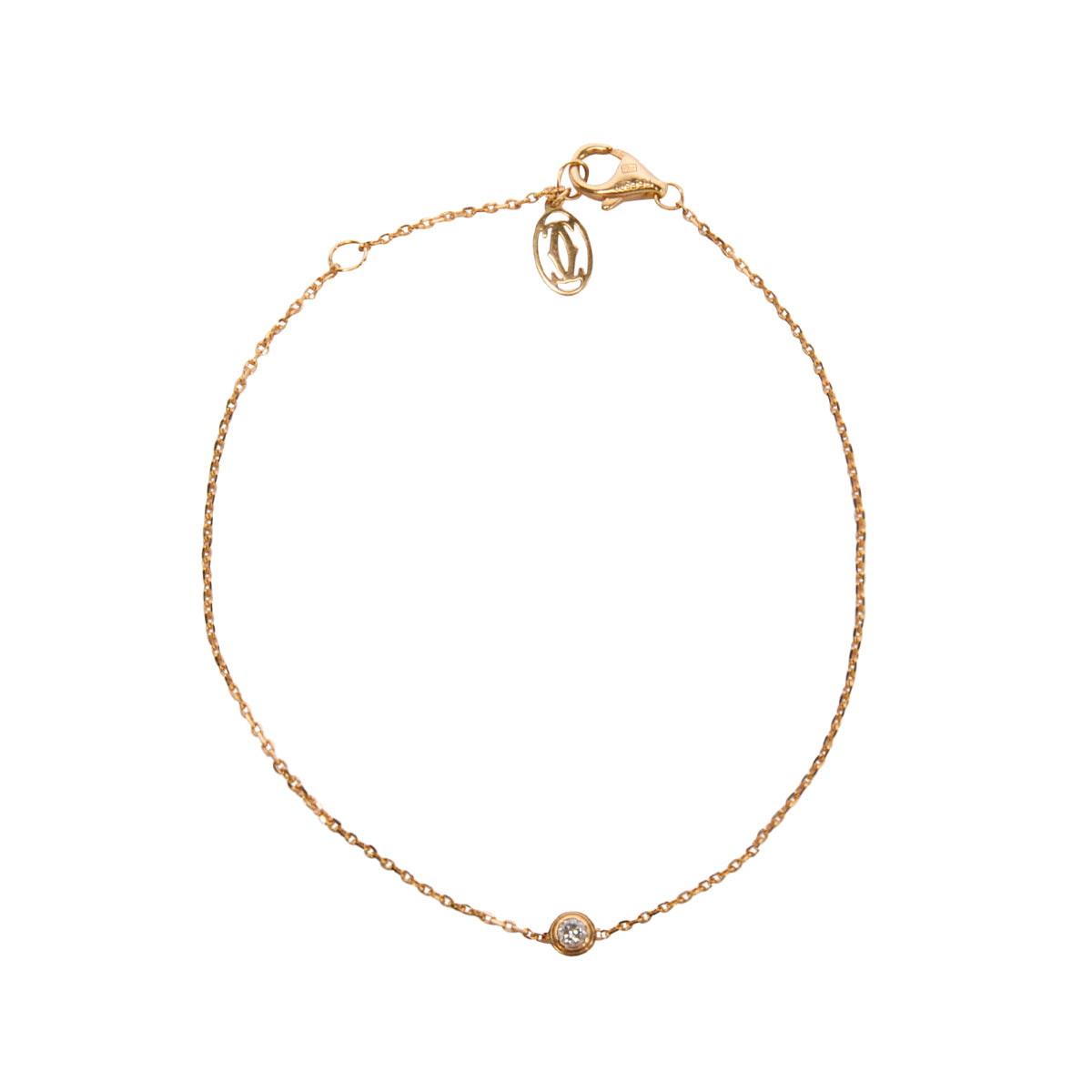Cartier 18k Yellow Gold & Diamond D'Amour XS Bracelet
