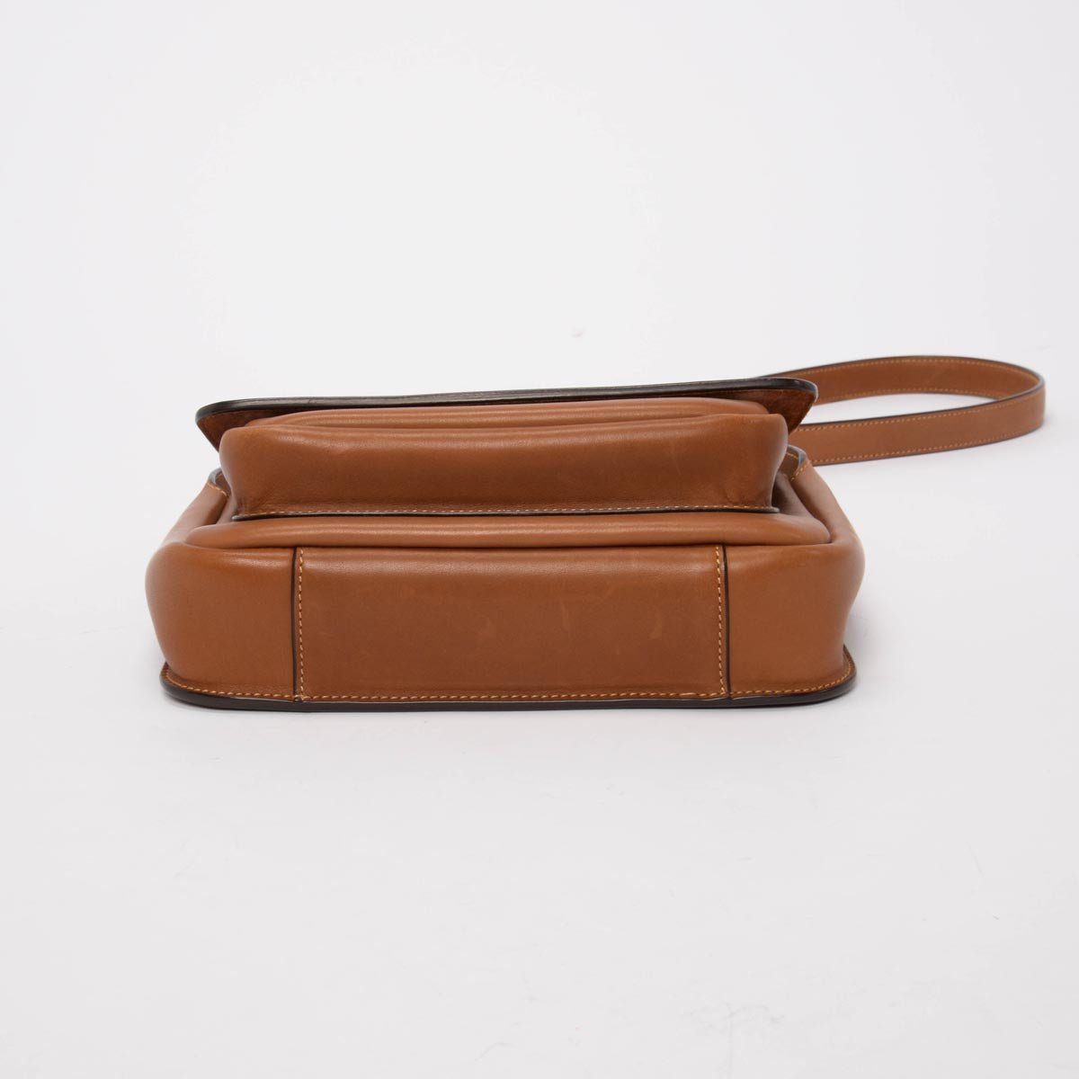 Saint Laurent Brick Vegetable Tanned Calfskin Niki Satchel Bag