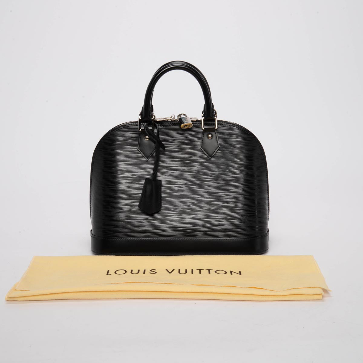 Louis Vuitton Black Epi Leather Alma PM