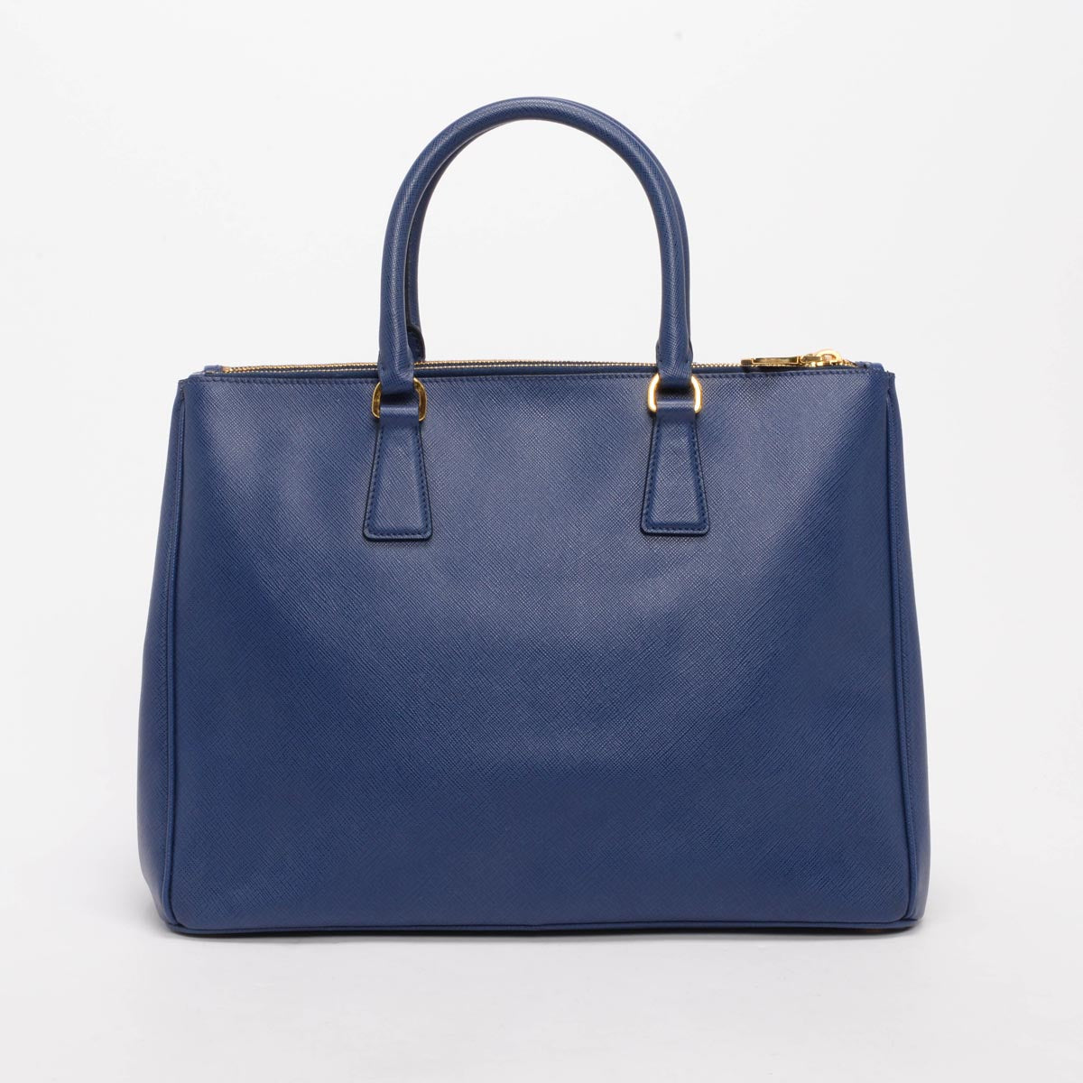 Prada Bluette Saffiano Lux Large Galleria Bag