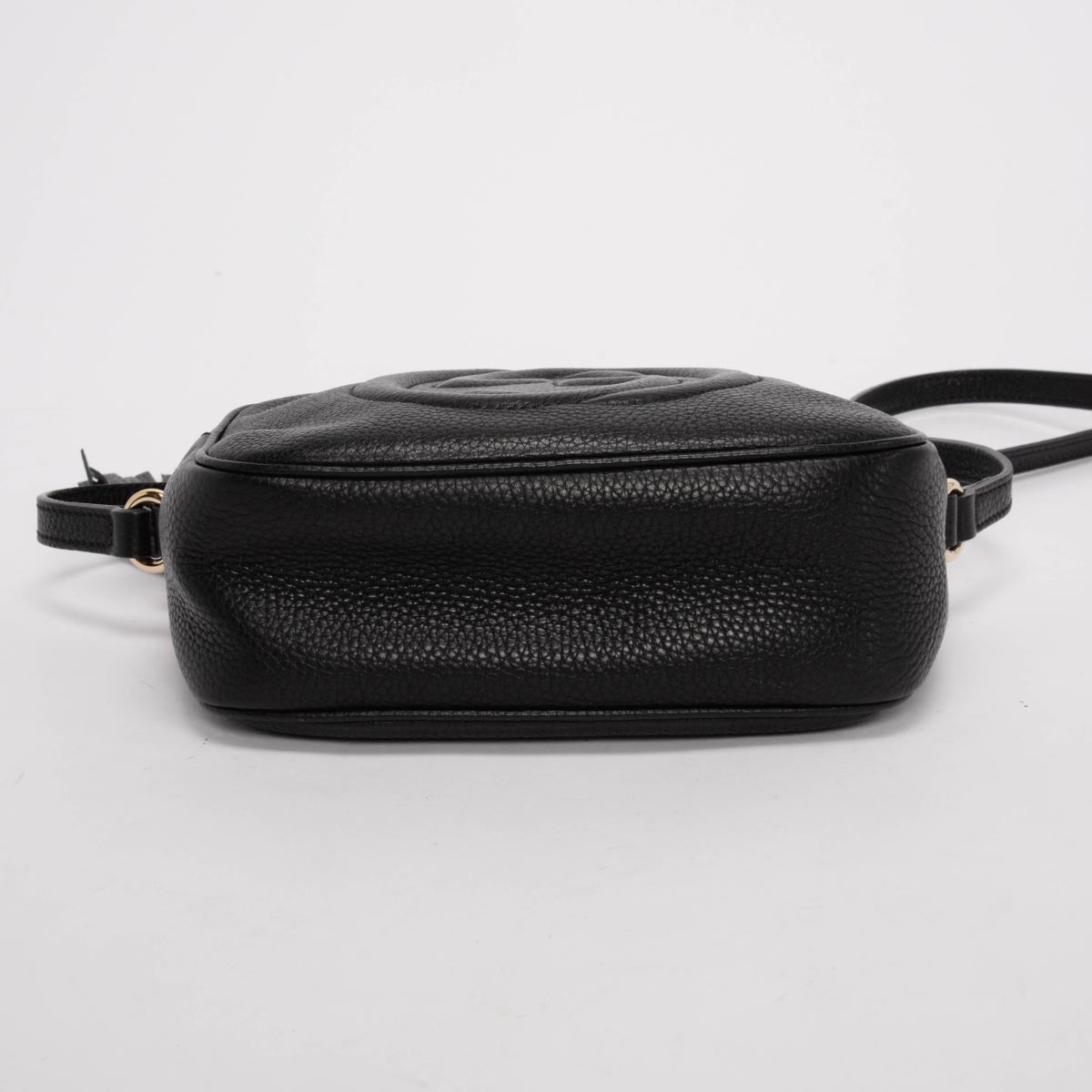 Gucci Black Grained Calfskin Soho Disco Bag