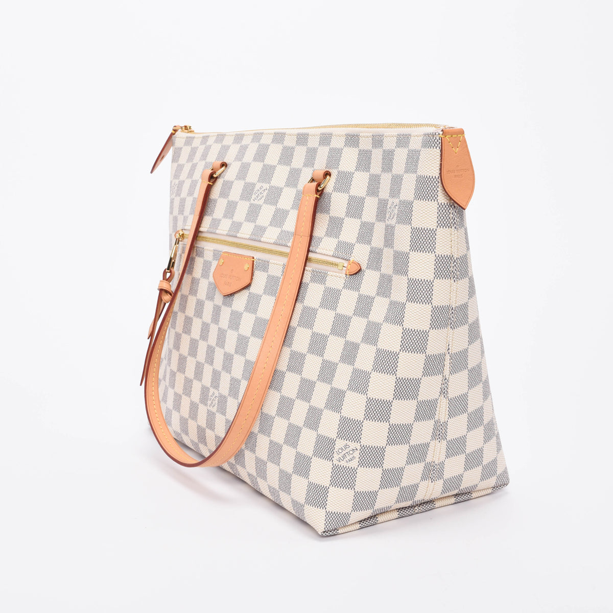 Louis Vuitton Rose Ballerine Damier Azur Iena MM
