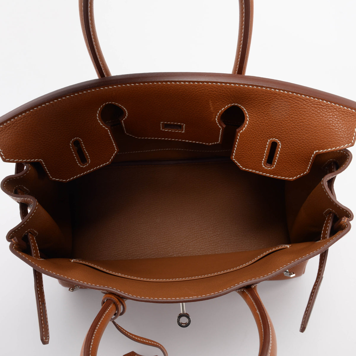 Hermes Fauve Barenia Faubourg Birkin 30 PHW