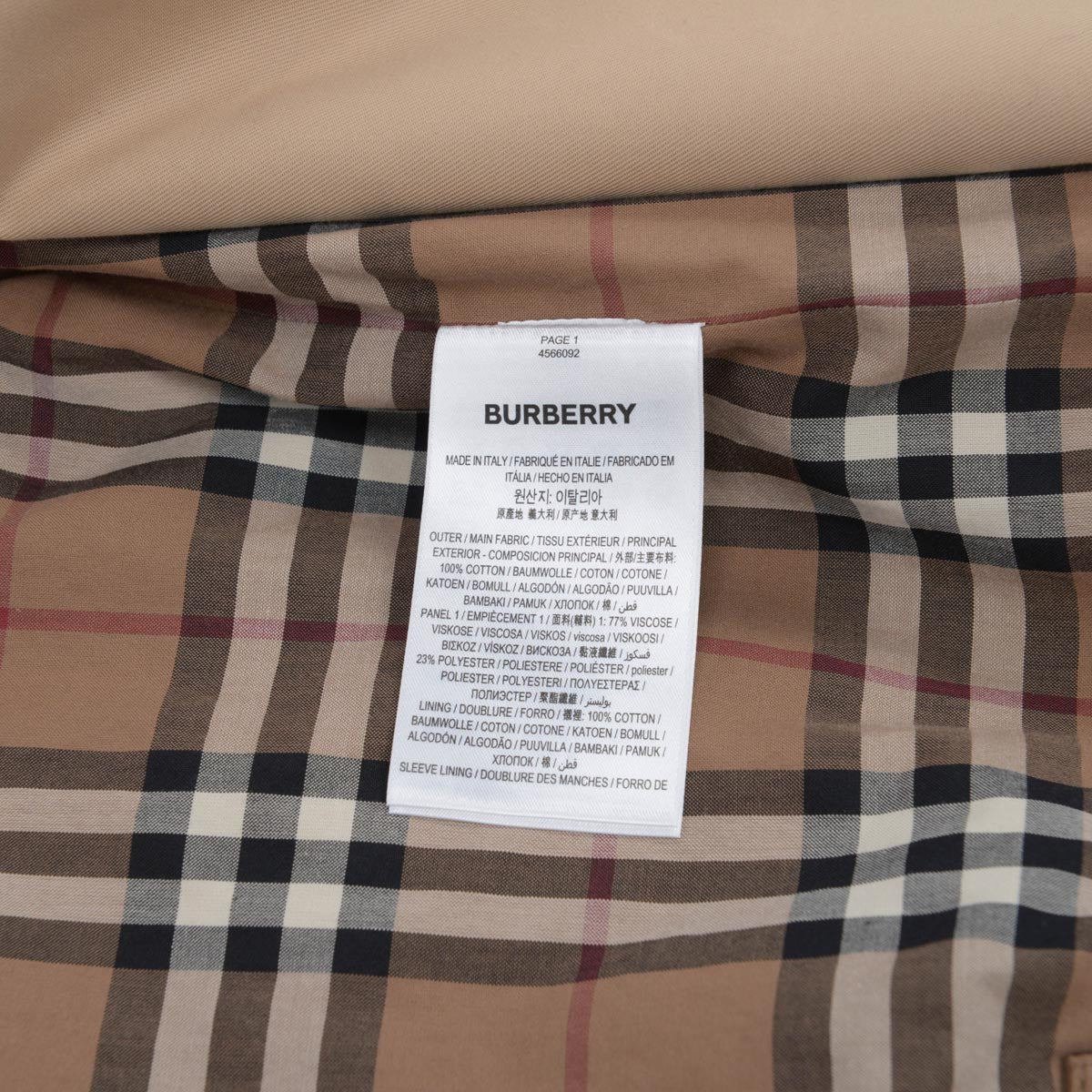 Burberry Honey Trench Coat with Draped Belt UK 4