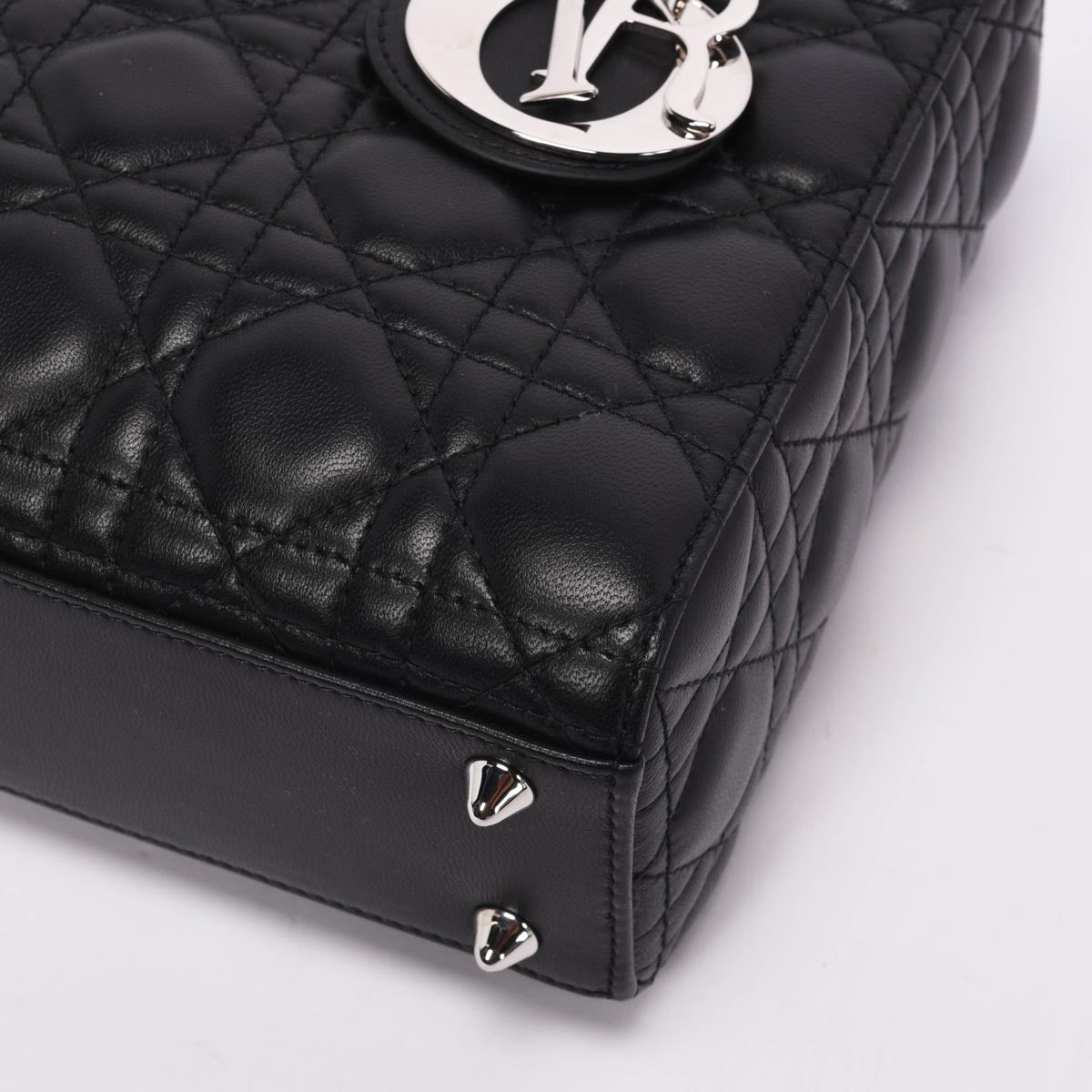 Dior Black Cannage Lambskin Small MyABC Lady Dior Bag